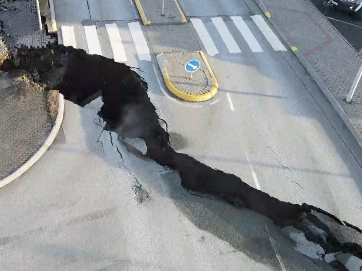 Wow! The Pavement is Cracked&nbsp;Here!